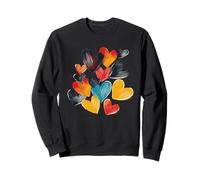 A Bunch Of Love, Rainbow Hearts Sweatshirt