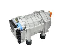 A/C 12V 24V Electric Integrated Compressor Set Compatible for Auto AC Air Conditioning Car Truck Bus Boat Tractor Shop Automobile Aircon(24V)