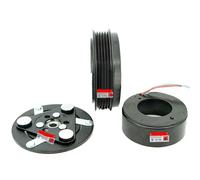 A/C AC Compressor Clutch ,Compatible For Honda, Jazz 2002-2008 38800P14006 38810PWAJ02 38810PWA006 38800PCMA02 38800-P14-006 38810-PWA-J0 Auto Repair Parts
