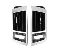 A/C Air Conditioning Vents For Land For Cruiser LC200 2008 To 2015 1 Pair Center Console Air Vent Outlet Grille Improve Air Circulation Stylish Interior Vents(Silver)