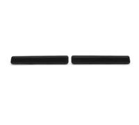 A/C Air Conditioning Vents For Taycan 9J1 Front Central Middle AC Air Vent Grille Outlet Trim Strip Car Accessories 2019 2020 2021 2022 2023 2024 Aération Climatisation(Black Middle 2PCS)
