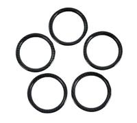 A/C Air Vent 5Pcs Dashboard Air Conditioning Outlet Vent Ring Cover Trim ABS Carbon Fiber Interior Kit For Suzuki For Vitara 2015-2020 Outlet Grille