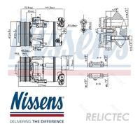 A/C compressor Air Conditioning Alfa Romeo:159,BRERA,SPIDER 71789101 60693332