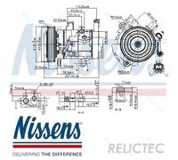 NISSENS 890159 Air conditioning compressor