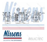 Air Con Compressor 89304 Nissens AC Conditioning 977012Y000
