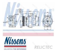 A/C compressor Air Conditioning for Renault Nissan:MEGANE II 2,I 1,SCENIC II 2