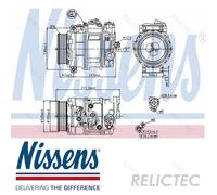 NISSENS 89090 Air conditioning compressor