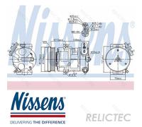 A/C compressor Air Conditioning Opel Vauxhall:CORSA D,Mk III 3,E,Mk IV 4