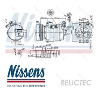 A/C compressor Air Conditioning Saab Vauxhall Opel:9-3,ASTRA G,ZAFIRA Mk I 1