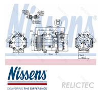 A/C compressor Air Conditioning Volvo Ford Mazda:FOCUS II 2,V50,S40 II 2,C30