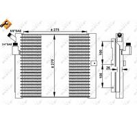A/C CONDENSER AIR CONDITIONING NRF OE QUALITY REPLACEMENT 35037