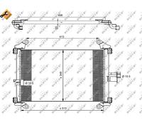 A/C CONDENSER AIR CONDITIONING NRF OE QUALITY REPLACEMENT 35494