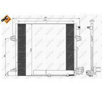 A/C CONDENSER AIR CONDITIONING NRF OE QUALITY REPLACEMENT 35618