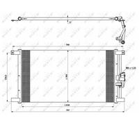 A/C CONDENSER AIR CONDITIONING NRF OE QUALITY REPLACEMENT 35640