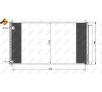 A/C CONDENSER AIR CONDITIONING NRF OE QUALITY REPLACEMENT 35838