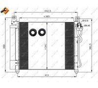 A/C CONDENSER AIR CONDITIONING NRF OE QUALITY REPLACEMENT 35888