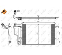 A/C CONDENSER AIR CONDITIONING NRF OE QUALITY REPLACEMENT 35922