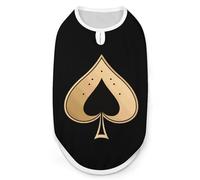 A-c-e of Spades Dog Shirts Patterned Pet Clothes Tank Top Sleeveless T-Shirt for Cats Puppy 2XL