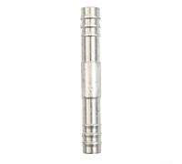 A/C Hose Connector Aluminium Straight Splice Fitting Barbed Hose Joiner Air Con Pipe Joint Automotive AC Pipe Coupler Line Connector for Air