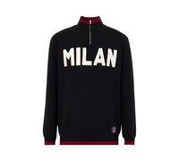 A.C. Milan Retro Collection Men's Halfzip Sport Sweatshirt Official Product