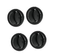 A/C Outlet 4Pcs For Nissan For NV400 2010-On Air Conditioning Vent Grille Cover 8200464605 8200212480 Car Air Vent(Black)