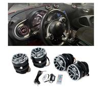A/C Outlet For Benz For Smart Accessories Car LED Front Dashboard AC Air Condition Vent Outlet Turbo Interior Trim Air Outlet Car Air Vent(B-4pcs)