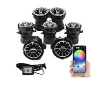 A/C Outlet For Benz W177 APP 7Pcs For RGB Turbo Air Outlet Nozzle Lamp LED Vent 256 Colors APP Controls Car Air Vent