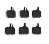 A/C Outlet For For Cayenne 2010-2015 2016 2017 Car Front Dashboard Rear Air Conditioner Outlet A/C Air Conditioning Vents Tab Clip Pick Car Air Vent(6pcs)