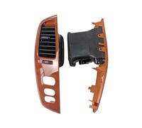 A/C Outlet LHD Car Interior Wooden Window Swith Penal Dashboard Air Vents For Toyota For Land For Cruiser 100 FJ100 1997-2007 LC100 Accessories Car Air Vent(Middle Air Vents)