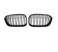 A/C Outlet Vent Fit For BMW 1 Series F20 F21 Facelift 2015-2019 Front Bumper Racing Radiator Mesh Grill Air Vent Grille(Dual Gloss Black)