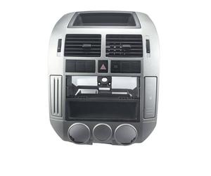 A/C Outlet Vent Fit For Volkswagen POLO 2004-2011 Central Control Air Outlet Cup Holder Central Control Frame Assembly Air Vent Grille(Model C)