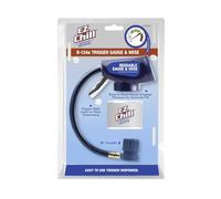 A/C Pro InterDynamics EZ Chill Car Air Conditioner R134A Refrigerant Gauge and Hose, Reusable AC Recharge Kit, 4 Pack, EZC110-4-4PK
