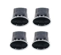 A/C Vent Outlet Compatible With For Focus For MK2 2005-2013 Front Dash Center Air Conditioning Outlet Vent Grille Assy 4M51A014L21AD 4M51-A014L21-AD(Silver,4 Pcs)