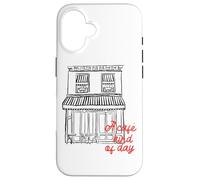 A Café Kind Of Day Relaxed Coffee Culture Case for iPhone 16