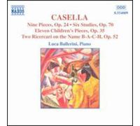 A. Casella - Pezzi Pno (9)/Studies (6)/& [New CD]