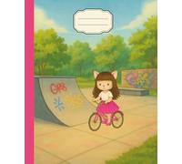 A Cat Called Joy - Cute Cat Riding a Bike Composition Book College Ruled: Joy riding her bike - Perfect for school, journaling, and creative writing