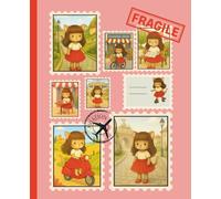 A Cat Called Joy - Lovely Cat Postage Stamp Notebook - College Ruled with Margin, 150 Pages, 7” x 9”: Joy in beautiful postage stamp scenes - Perfect for school, journaling, and creative writing