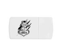 'A Cat’s Lonely Heart' Pill Box with Tablet Splitter (PI00033915)