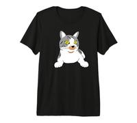 A cat with a Small Nose that excels in Their Eyes Premium T-Shirt