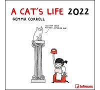 A Cat's Life Square Wall Calendar 2022