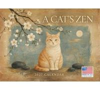 A Cats Zen Peaceful Cat Art Mindful Quotes Inspirational Calendar 2027 Monthly Wall