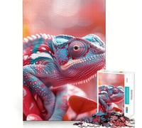 A Chameleon Blending Jigsaw Puzzles 1000 Pieces for Teenagers Sharp Logic Stress Less Family Pastime Furniture Decor (50x75cm)