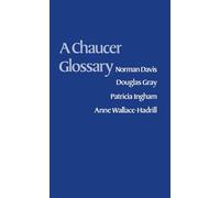 Chaucer Glossary - Paperback NEW Norman Davis August 1979