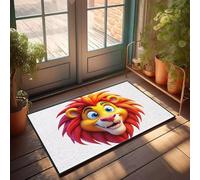 A Cheerful Cartoon Kitchen Mat - With Narrow Bath Fall Front Door Outdoor