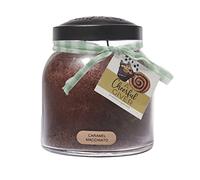 A Cheerful Giver - Caramel Macchiato - 34oz Papa Scented Candle Jar - Keepers of the Light - 155 Hours of Burn Time, Candles Gifts for Women