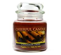 A Cheerful Giver - Cinnamon Twist - 16 oz Scented Candle Jar - Cheerful Candle -135 Hours of Burn Time, Candles Gifts for Women