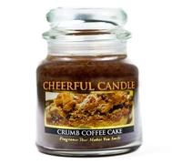 A Cheerful Giver - Crumb Coffee Cake - 16 oz Scented Candle Jar - Cheerful Candle -135 Hours of Burn Time, Candles Gifts for Women