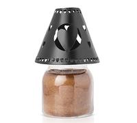 A Cheerful Giver Heart Tin Candle Shade, Black