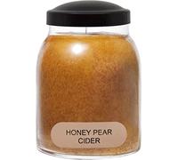 A Cheerful Giver Honey Pear Cider Baby Jar Candle, 6-Ounce, Yellow