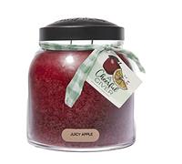 A Cheerful Giver - Juicy Apple - 34oz Papa Scented Candle Jar - Keepers of the Light - 155 Hours of Burn Time, Candles Gifts for Women